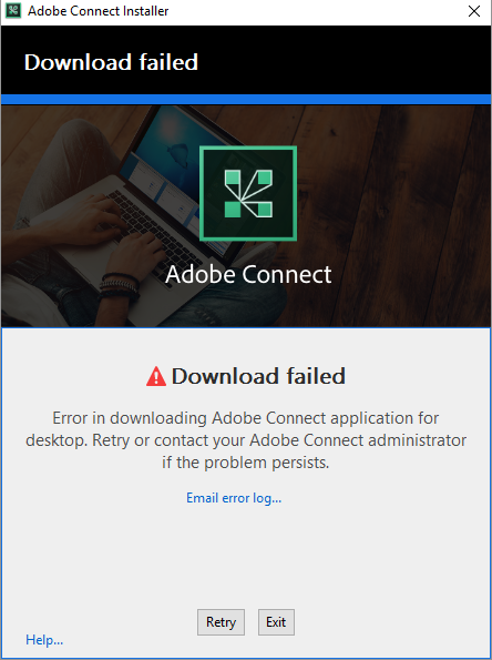 Adobe Flash Player Connection Error