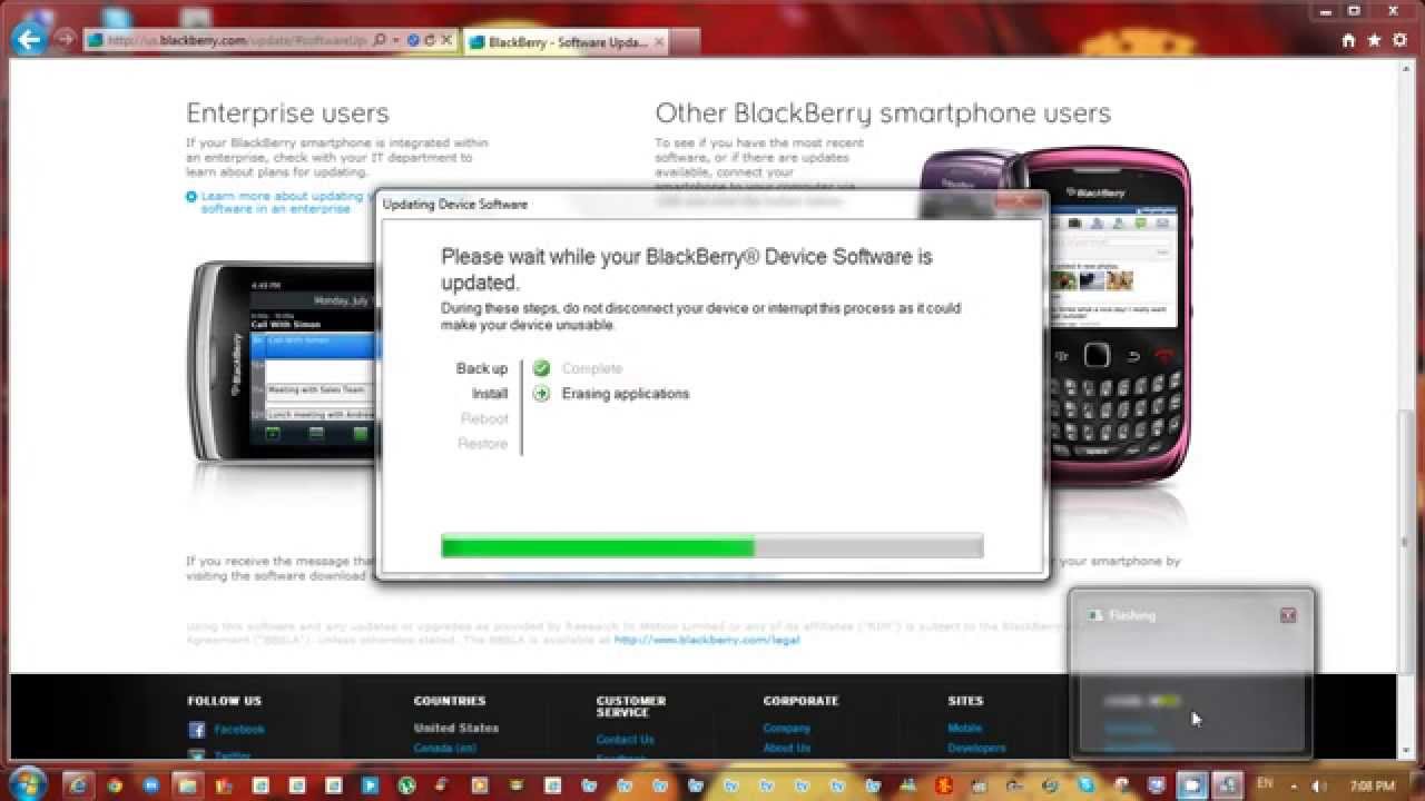 Blackberry 9300 curve software update download